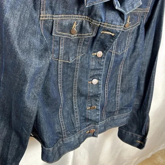 NWOT J. Crew Cropped blue denim jean jacket ,festival western,country, - Picture 3 of 13